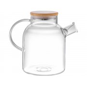 Стеклянный чайник с бамбуковой крышкой «Sencha M»