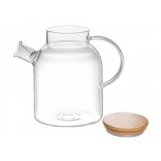 Стеклянный чайник с бамбуковой крышкой «Sencha M»