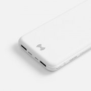 Аккумулятор с беспроводной зарядкой All Day Wireless, 10 000 мАч, белый