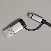 USB-хаб ROOT 8 в 1, серый, алюминий Серый