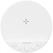 Bluetooth-колонка с беспроводной зарядкой relaxTime, белая