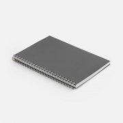 Блокнот на пружине Novalis, черный арт. 26070.30