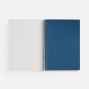 Блокнот на пружине Novalis, синий арт. 26070.40