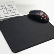 Коврик для мыши GLIDE S, 26*21*0,3см, прошитый край, черный Черный