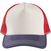 Бейсболка Blink, молочная с красным арт. 04451866TUN