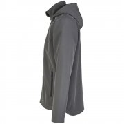 Куртка софтшелл с капюшоном мужская Race Men, темно-серая