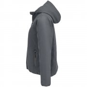 Куртка софтшелл с капюшоном женская Falcon Women, темно-серая