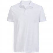 Рубашка поло унисекс Pacific, белая арт. 04439102 Рубашка поло унисекс Pacific, белая арт. 04439102