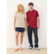 Рубашка поло унисекс Pacific, бежевая (льняная) арт. 04439119 Рубашка поло унисекс Pacific, бежевая (льняная) арт. 04439119