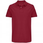 Рубашка поло унисекс Pacific, красная (бургунди) арт. 04439173 Рубашка поло унисекс Pacific, красная (бургунди) арт. 04439173