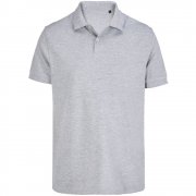 Рубашка поло унисекс Pacific, серый меланж арт. 04439360 Рубашка поло унисекс Pacific, серый меланж арт. 04439360