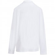 Рубашка поло унисекс с длинным рукавом Pacific LSL, белая арт. 04441102 Рубашка поло унисекс с длинным рукавом Pacific LSL, белая арт. 04441102