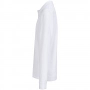 Рубашка поло унисекс с длинным рукавом Pacific LSL, белая арт. 04441102 Рубашка поло унисекс с длинным рукавом Pacific LSL, белая арт. 04441102