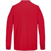 Рубашка поло унисекс с длинным рукавом Pacific LSL, красная арт. 04441145 Рубашка поло унисекс с длинным рукавом Pacific LSL, красная арт. 04441145