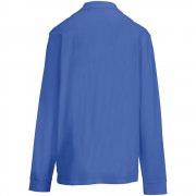 Рубашка поло унисекс с длинным рукавом Pacific LSL, ярко-синяя (royal) арт. 04441241 Рубашка поло унисекс с длинным рукавом Pacific LSL, ярко-синяя (royal) арт. 04441241