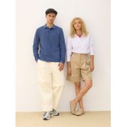 Рубашка поло унисекс с длинным рукавом Pacific LSL, синяя (джинс) арт. 04441244 Рубашка поло унисекс с длинным рукавом Pacific LSL, синяя (джинс) арт. 04441244