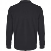 Рубашка поло унисекс с длинным рукавом Pacific LSL, черная арт. 04441312 Рубашка поло унисекс с длинным рукавом Pacific LSL, черная арт. 04441312