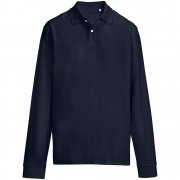 Рубашка поло унисекс с длинным рукавом Pacific LSL, кобальт (темно-синяя) арт. 04441319