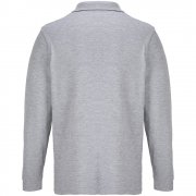 Рубашка поло унисекс с длинным рукавом Pacific LSL, серый меланж арт. 04441360