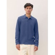 Рубашка поло унисекс с длинным рукавом Pacific LSL, серый меланж арт. 04441360