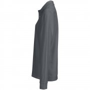 Рубашка поло унисекс с длинным рукавом Pacific LSL, темно-серая (графит) арт. 04441381