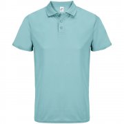 Рубашка поло унисекс Pitcher, голубая (морская волна) арт. 04442295 Рубашка поло унисекс Pitcher, голубая (морская волна) арт. 04442295