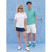 Рубашка поло унисекс Pitcher, голубая (морская волна) арт. 04442295 Рубашка поло унисекс Pitcher, голубая (морская волна) арт. 04442295