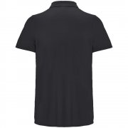 Рубашка поло унисекс Pitcher, черная арт. 04442312 Рубашка поло унисекс Pitcher, черная арт. 04442312