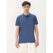 Рубашка поло унисекс Pulse, синяя (джинс) арт. 04502244 Рубашка поло унисекс Pulse, синяя (джинс) арт. 04502244