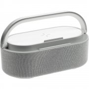 Колонка с часами и беспроводной зарядкой Veske ver.2, серая арт. 16849.10 Колонка с часами и беспроводной зарядкой Veske ver.2, серая арт. 16849.10