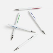 Ручка шариковая Dominanta, белая с зеленым арт. 20028.69