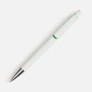 Ручка шариковая Dominanta, белая с зеленым арт. 20028.69