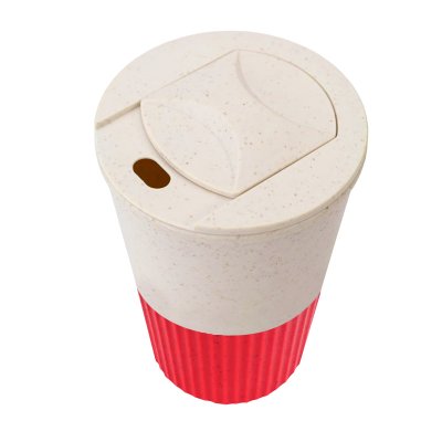 Термостакан пластиковый Wavy с манжетой, красный арт. 5069.05 Термостакан пластиковый Wavy с манжетой, красный арт. 5069.05