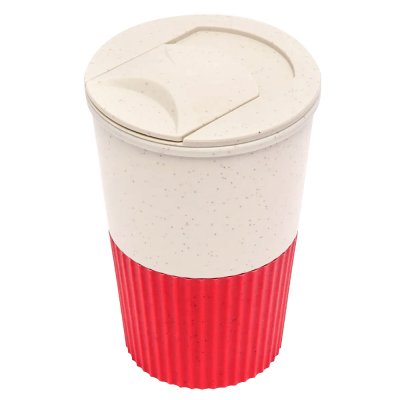 Термостакан пластиковый Wavy с манжетой, красный арт. 5069.05 Термостакан пластиковый Wavy с манжетой, красный арт. 5069.05