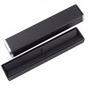 Ручка Espada в коробке Cradle чёрной с серебристым, темно-зеленый арт. 54079.24