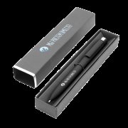 Ручка Espada в коробке Cradle чёрной с серебристым, чёрная