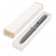 Ручка Espada в коробке Cradle белой с полозотой, серый арт. 54078.10 Ручка Espada в коробке Cradle белой с полозотой, серый арт. 54078.10