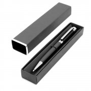 Ручка Senator в коробке Cradle чёрной с серебристым, чёрная арт. 54076.02