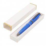 Ручка Betty в коробке Cradle белой с полозотой, синяя арт. 54072.03