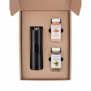 Набор "Модерн box 3in1" черный с коричневым