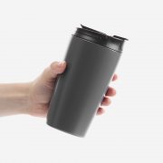 Термостакан с двумя поильниками Duetta, серый арт. 17366.10 Термостакан с двумя поильниками Duetta, серый арт. 17366.10