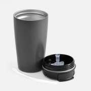 Термостакан с двумя поильниками Duetta, серый арт. 17366.10 Термостакан с двумя поильниками Duetta, серый арт. 17366.10