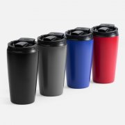 Термостакан с двумя поильниками Duetta, черный арт. 17366.30