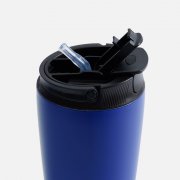 Термостакан с двумя поильниками Duetta, синий арт. 17366.40