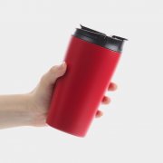 Термостакан с двумя поильниками Duetta, красный арт. 17366.50