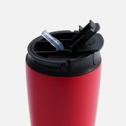Термостакан с двумя поильниками Duetta, красный арт. 17366.50