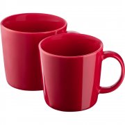 Кружка Valotti Medio, красная арт. 16819.50 Кружка Valotti Medio, красная арт. 16819.50