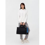 Спортивная сумка Fitnext, черная с синим