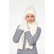 Шарф Heat Trick, белый (молочный)