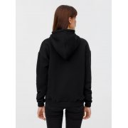 Толстовка унисекс оверсайз на молнии Zippy Terry, черная